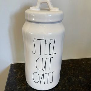 Rae Dunn - STEEL CUT OATS - canister